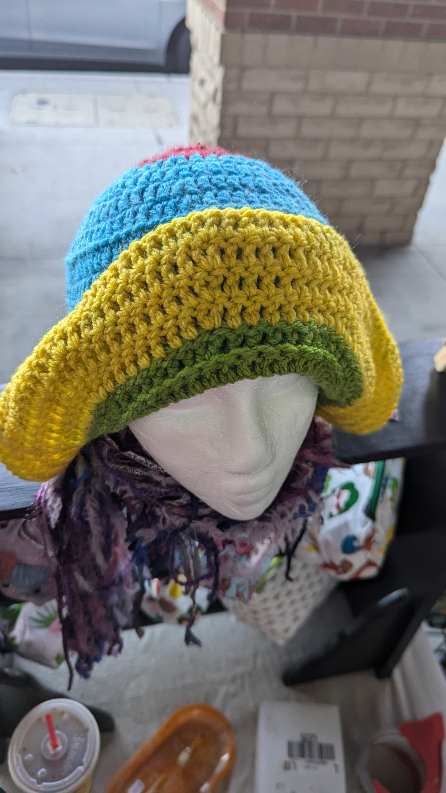 Hand-crotchet Bucket Hat