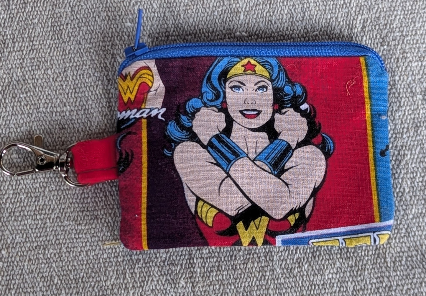 Wonder Woman Zippered Change Purse