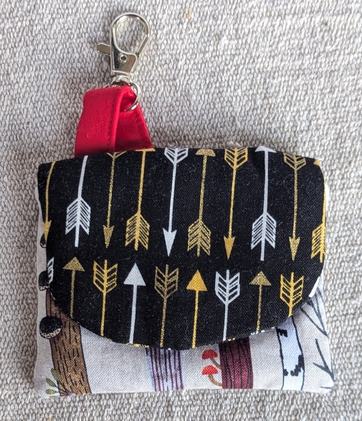 Arrows and Trees Magnetic Change Purse