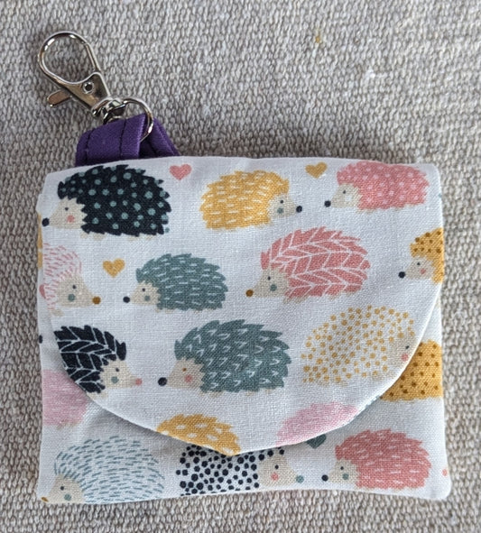 Hedgehogs Magnetic Change Purse